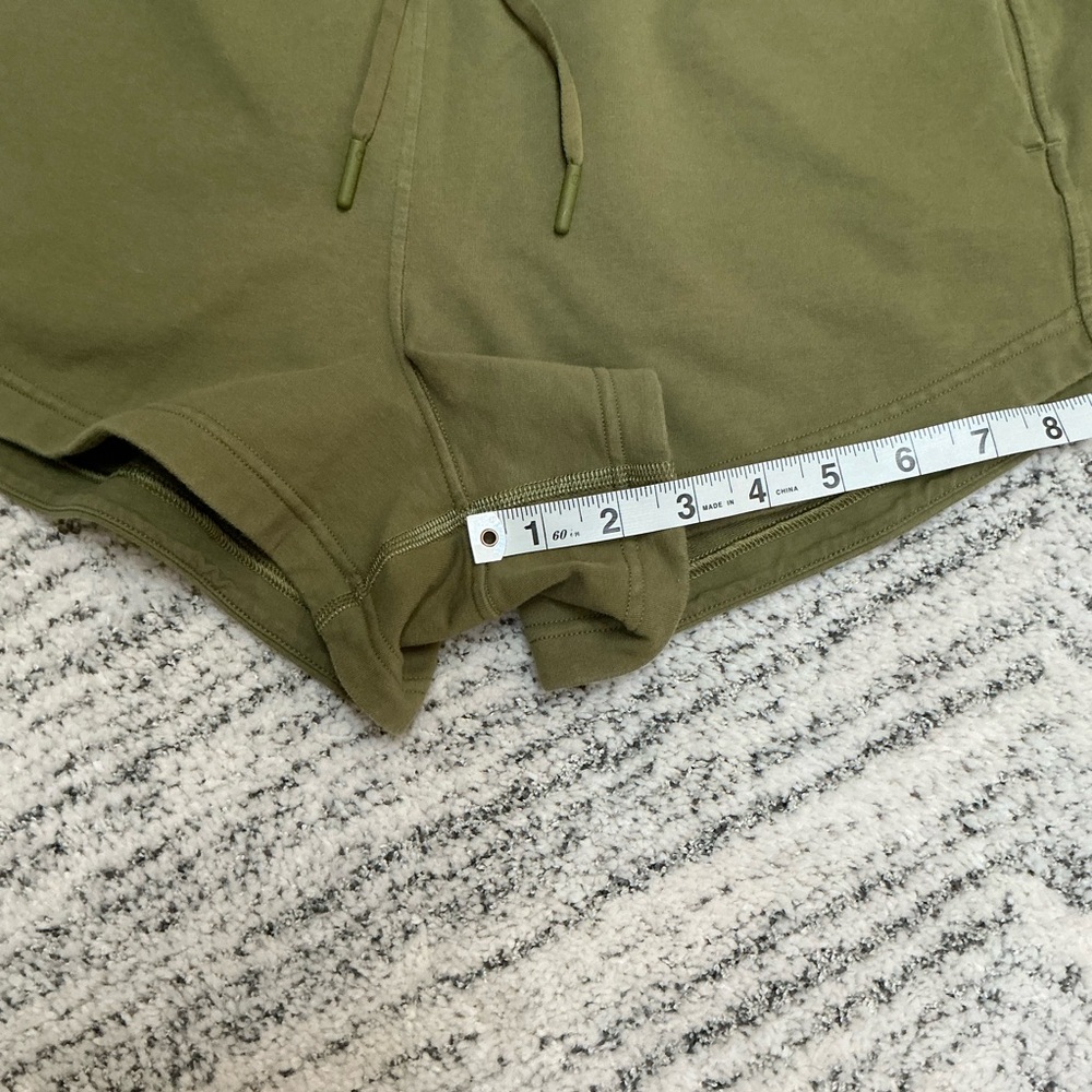 Lululemon | Sage Green Inner Glow High Rise Shorts 3" size 10 - Picture 7 of 8